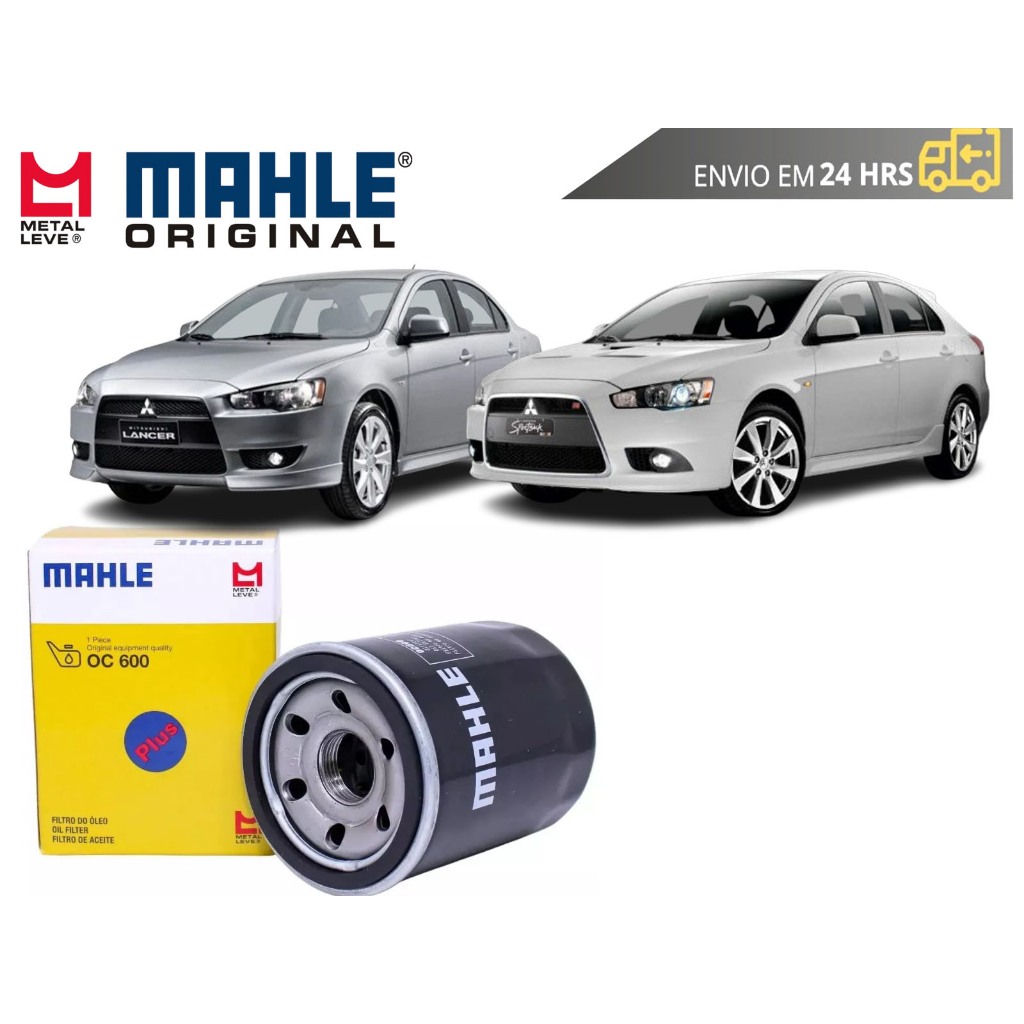 Filtro de Óleo Mitsubishi Lancer 2.0 de 2011 a 2019 Original Mahle Metal Leve em Oferta na Shopee