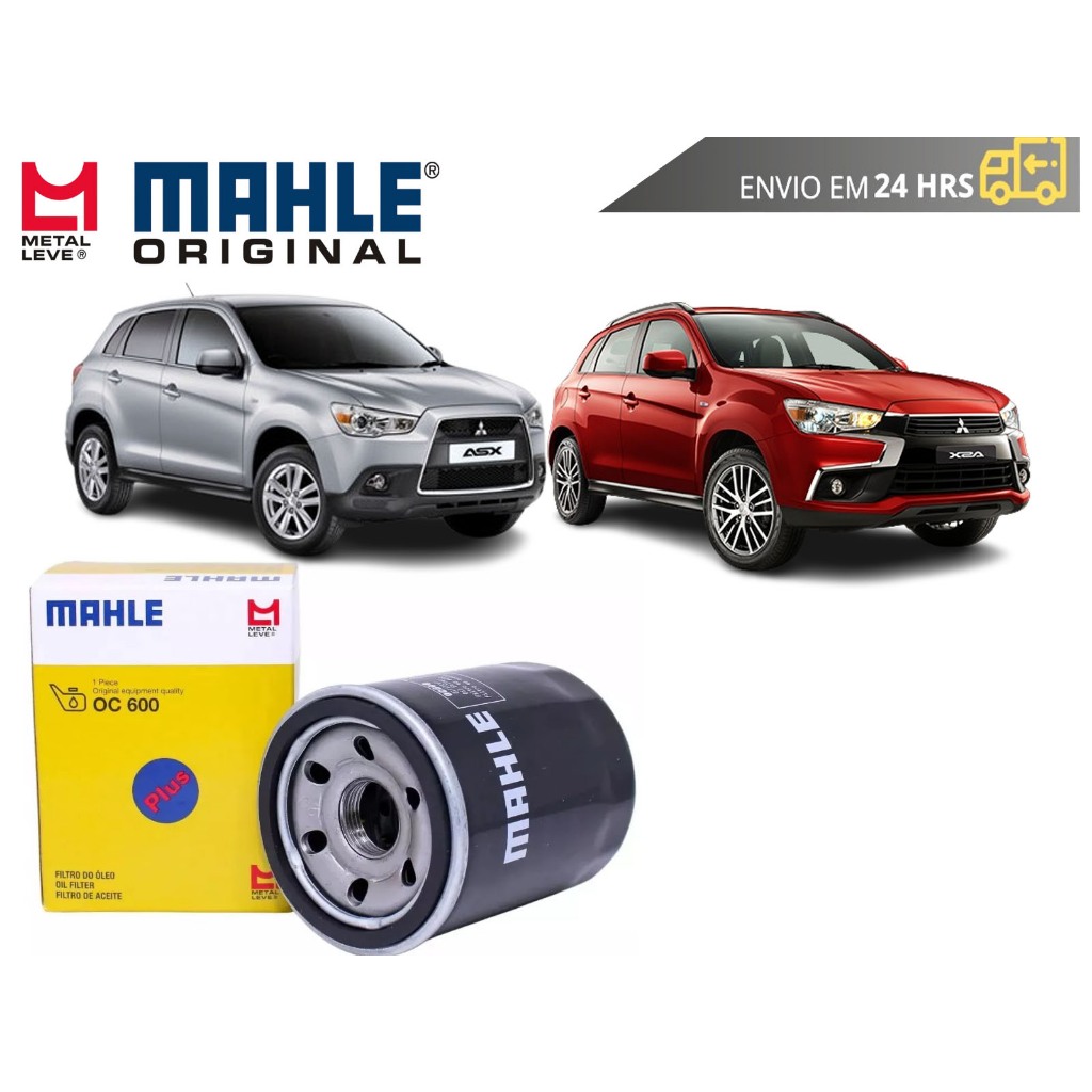 Filtro de Óleo Mitsubishi Asx 2.0 de 2011 a 2022 Original Mahle Metal Leve em Oferta na Shopee