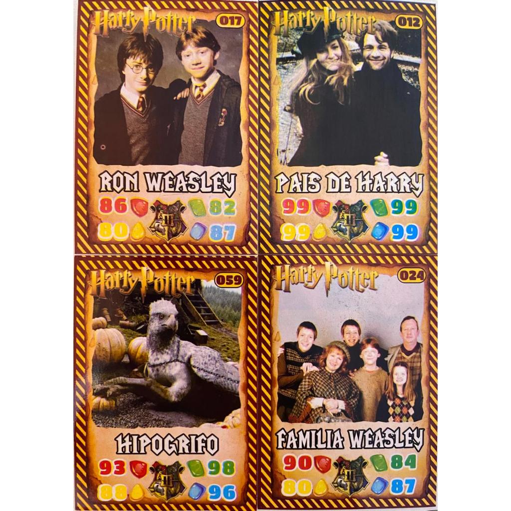 200 cards Harry Potter (OL) = 50 pacotes fechados