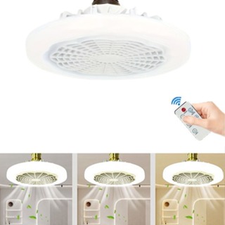 Ventilador de Teto com Luz Silencioso Controle Remoto Instalação Fácil Bivolt para Pequenos Espaços em Oferta na Shopee