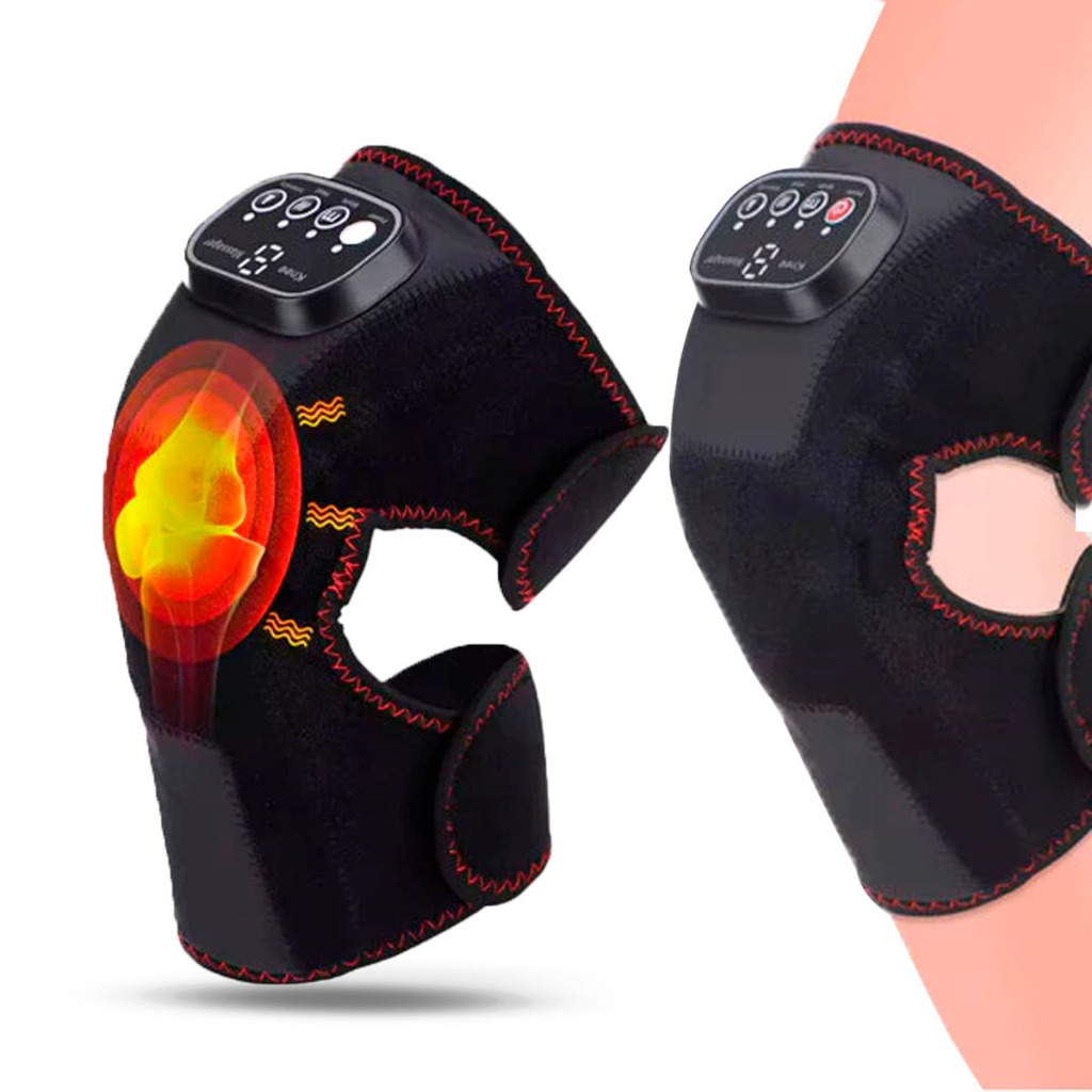 Massageador De Joelho Com Aquecimento Alivia Dor Artrite em Oferta na Shopee