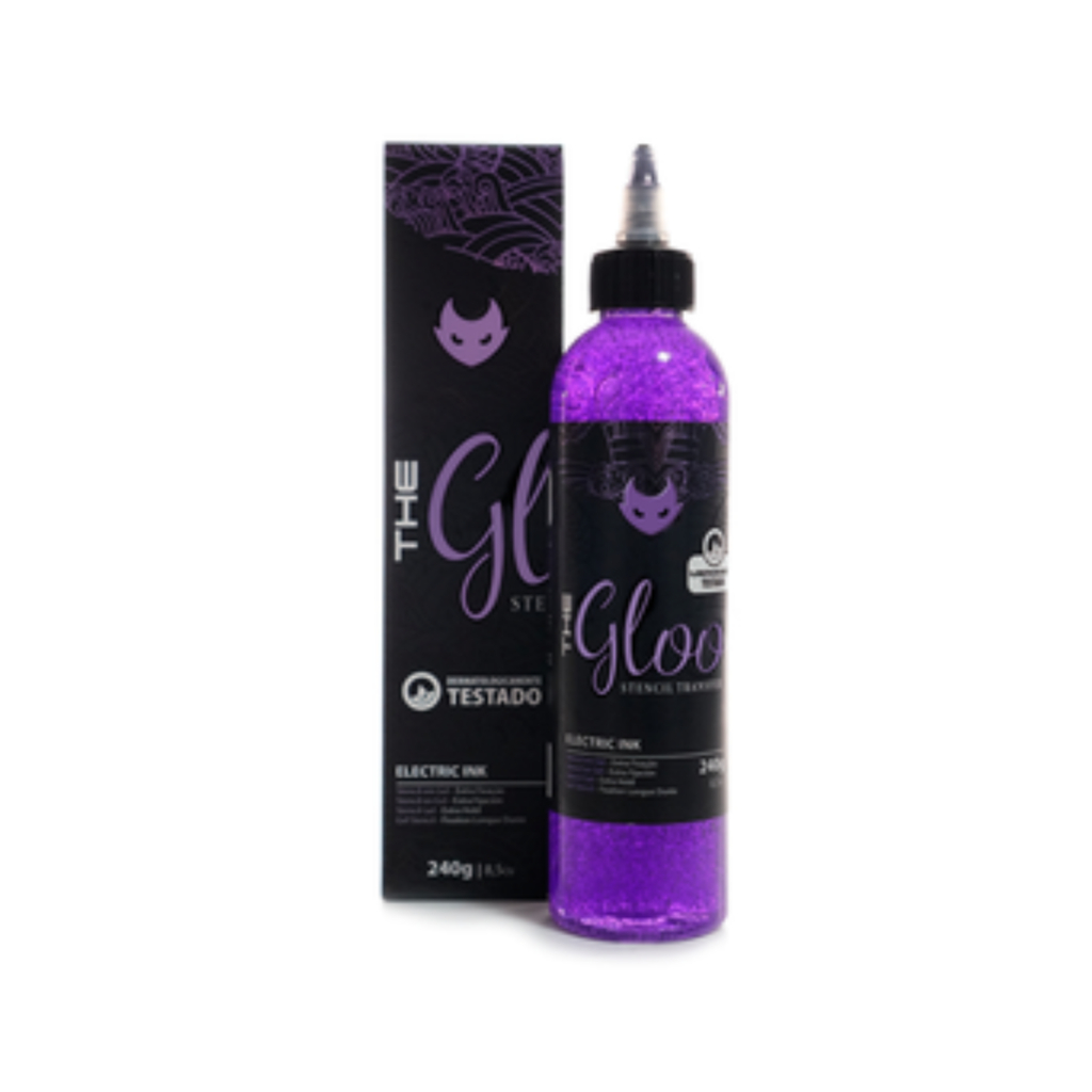 The Gloo Stencil Transfer Tatuagem Electric Ink 240g Tattoo em Oferta na Shopee