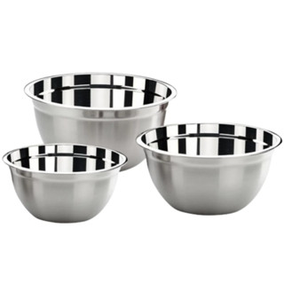 Conjunto de Tigelas Aço Inoxidável 3 Peças Suprema Brinox