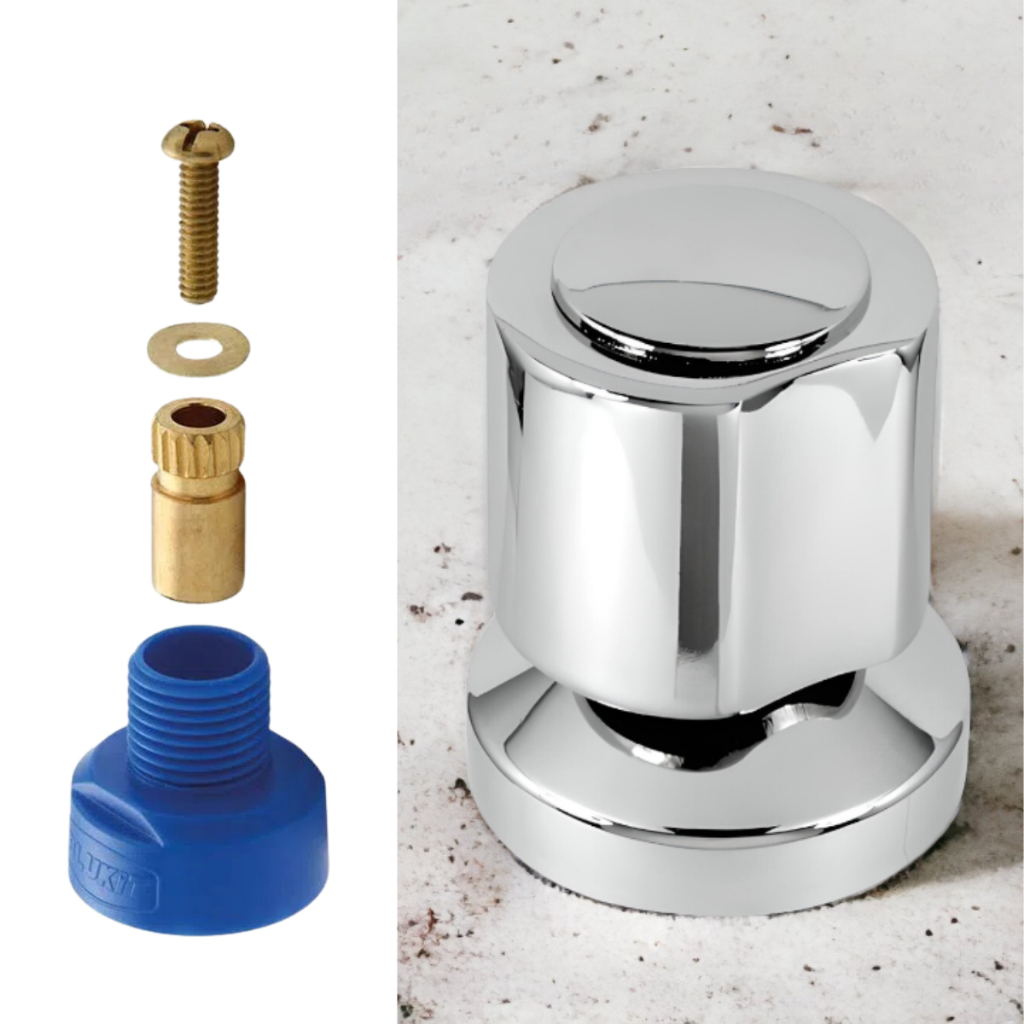 Acabamento Metal Cromado C40 Padrão Deca Com Conversor Para Docol em Oferta na Shopee