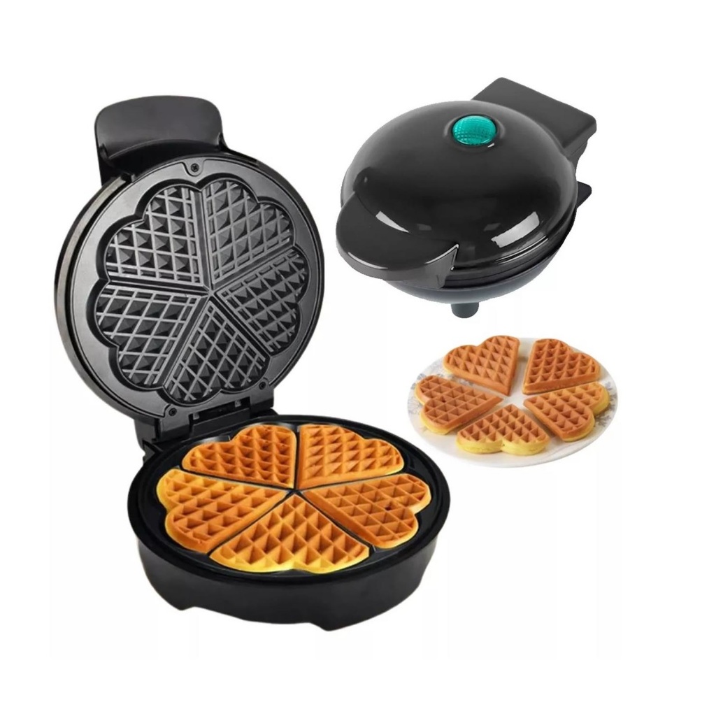 Máquina de Waffle com Formato de Corações 5