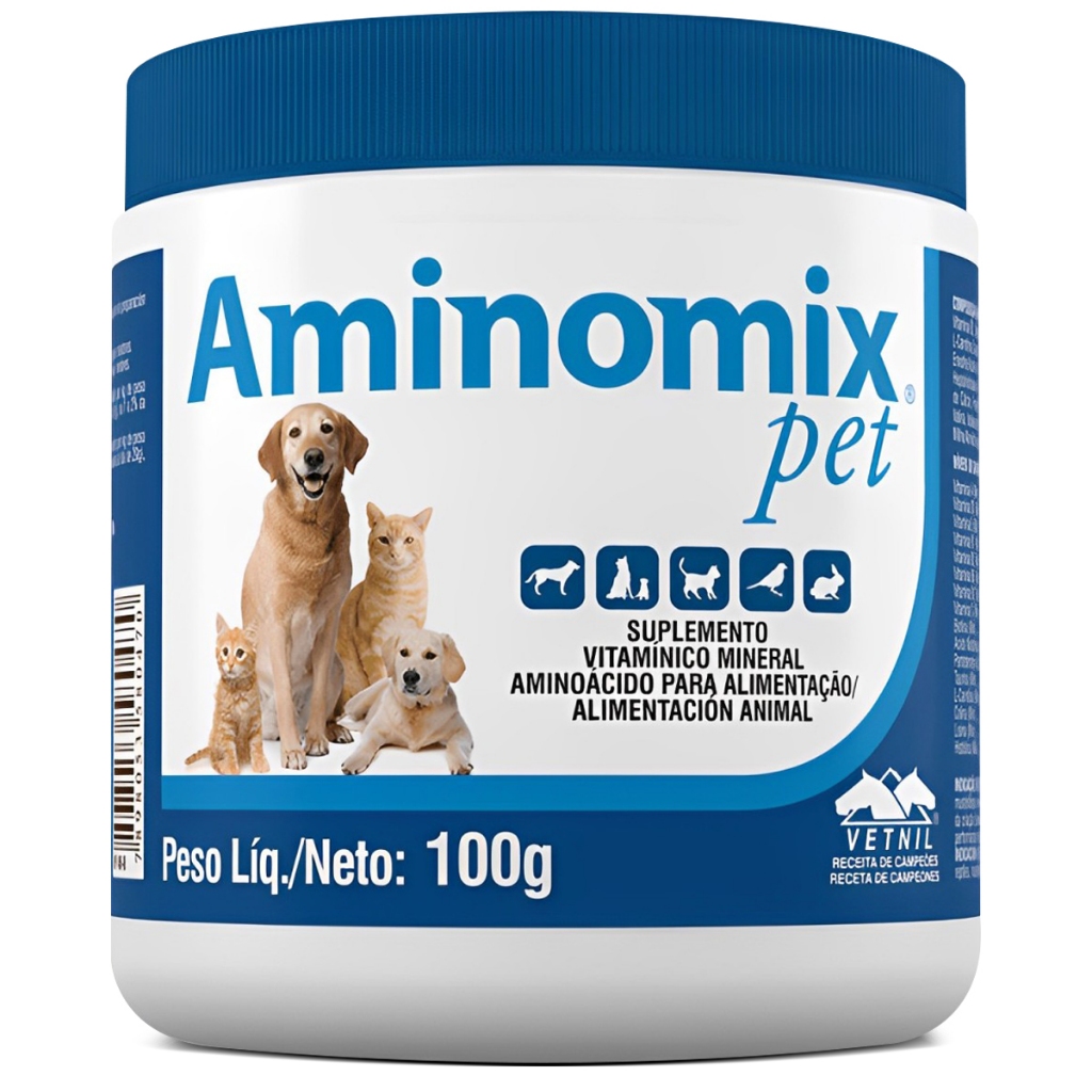 Aminomix Pet 100 G em Oferta na Shopee