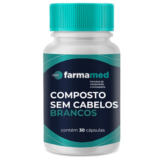 Composto Sem Cabelos Brancos - Vitaminas; Antioxidante; Fios em Oferta na Shopee