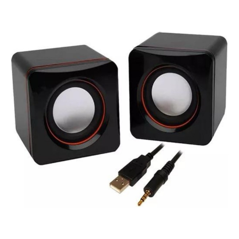Mini Caixa De Som Para Pc E Notebook Knup Kp-600