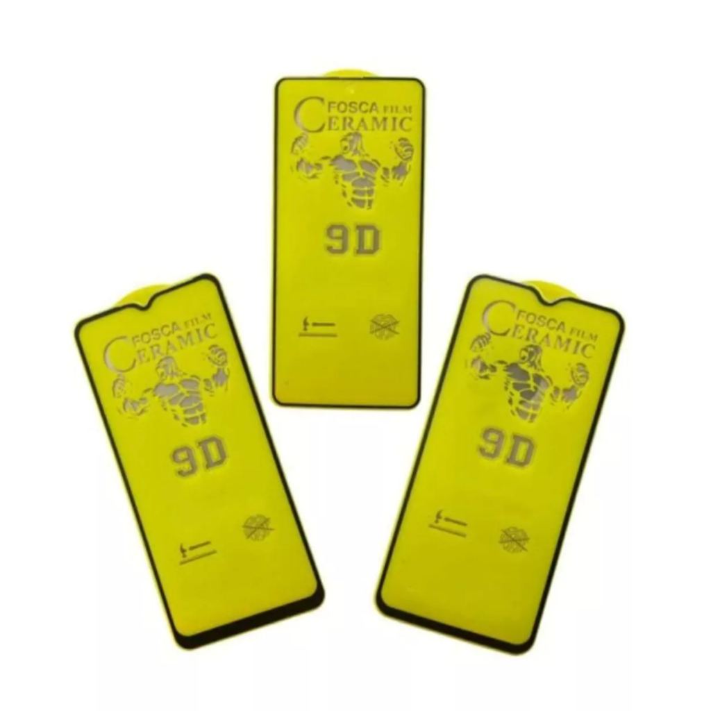 Película Cerâmica Fosca Flexível 3D 9D Samsung A05/A10s/A12/A13/A22/A14/A54/A04/A24/A25/A35/A26/S23 Fe/S25 Fe/A15/A55
