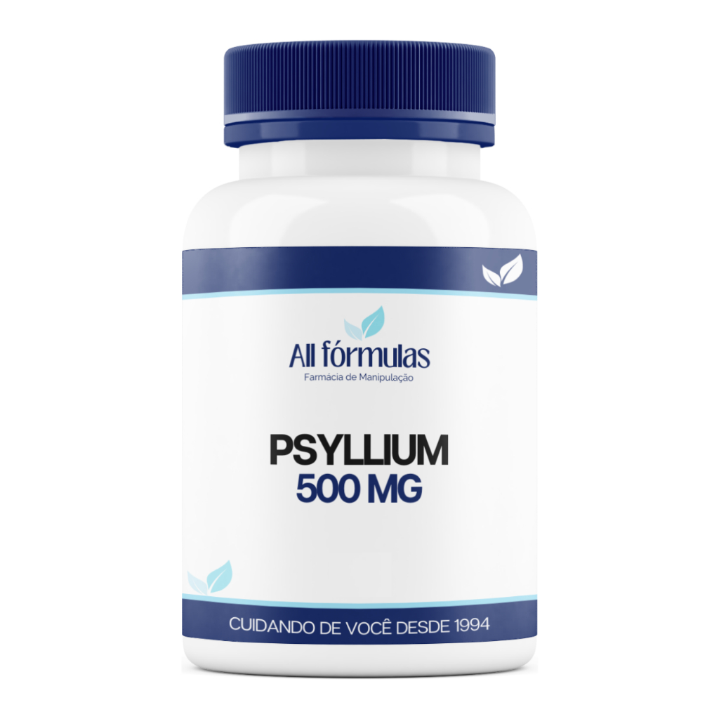 Psyllium 500mg - 60, 120, 180 Cápsulas - Puro em Oferta na Shopee