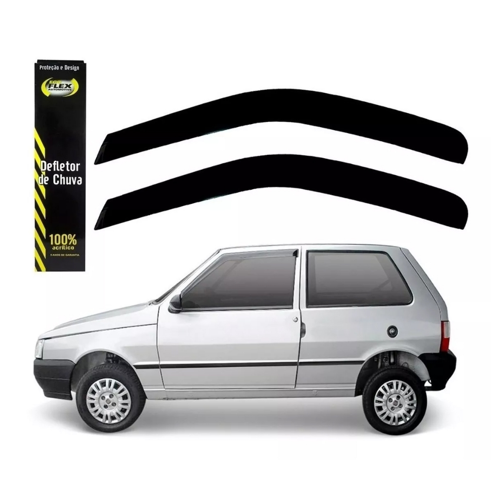 Jogo Calha De Chuva Defletor Uno 2 PORTAS 1985 a 2002 40.003A *(NÃO SERVE EM FIRE)* Jogo Calha De Chuva Defletor Uno 2 PORTAS 1985 a 2002 40.003A *(NÃO SERVE EM FIRE)*
