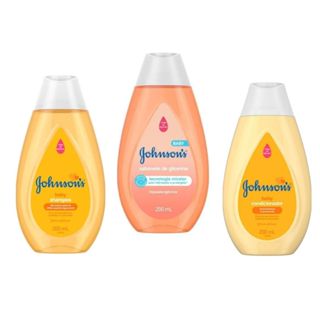 Kit Sabonete Liquido de Glicerina, Shampoo e Condicionador 200ml  Johnson Baby - 03 PRODUTOS em Oferta na Shopee
