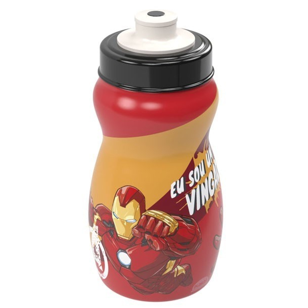 GARRAFA SQUEZZE HOMEM DE FERRO 300ML GARRAFINHA