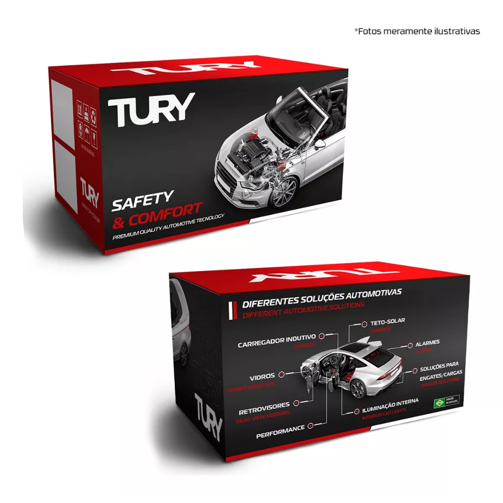 Detalhes do Modulo De Vidro Chevrolet S10/trailblazer Tury Pro 4.23as