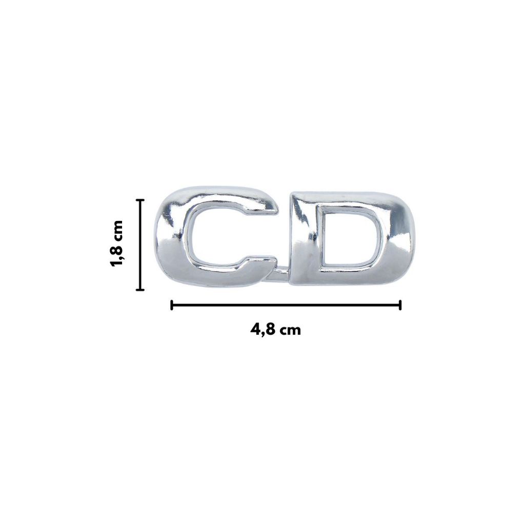 Emblema Letreiro CD  do Vectra 1996 a 2001 Cromado