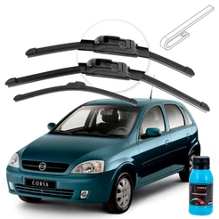 Palheta Limpador de Parabrisa Chevrolet Corsa Hatch ano 01 a 03 Universal Dianteira e Traseira