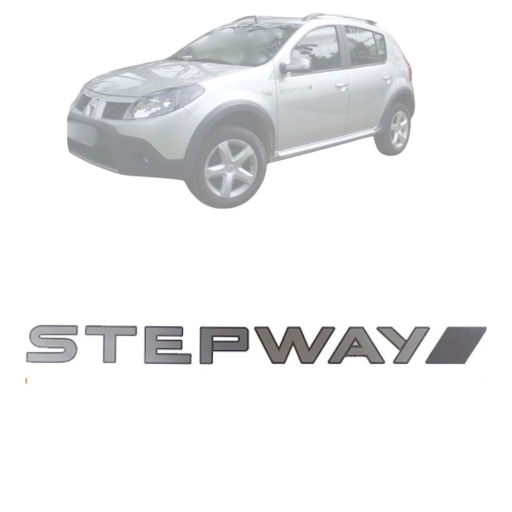 Emblema Adesivo STEPWAY para Sandero Stepway 2009 a 2010
