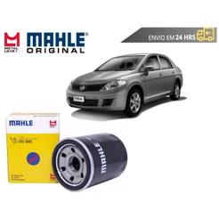Filtro de Óleo Nissan Tiida 1.8 2008 a 2013 Original Mahle Metal Leve