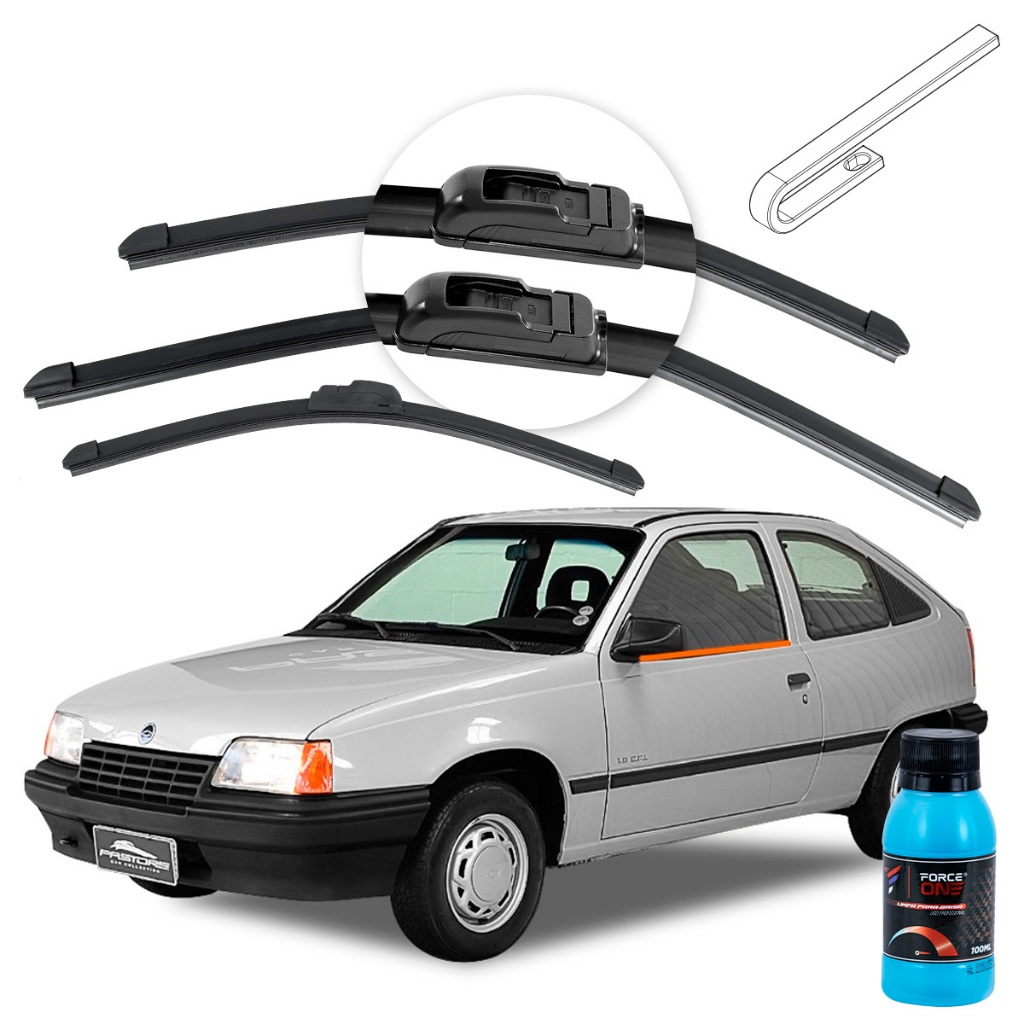 Palheta Limpador de Parabrisa Chevrolet Kadett ano 89 a 98 Universal Dianteira e Traseira em Oferta na Shopee