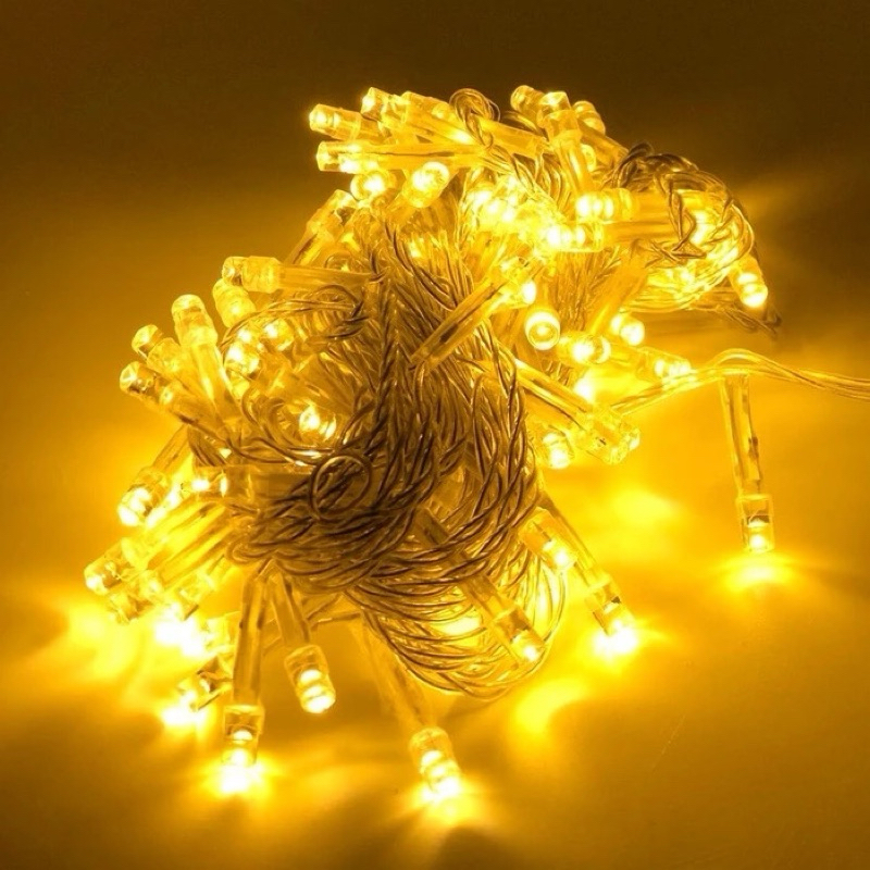 110v Pisca Natal Cordão 100 Leds 10m 8 Funções Varias Cores em Oferta na Shopee
