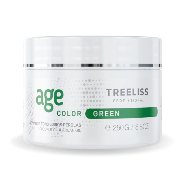 Matizador Loiros Age Color Green Tree Liss Profissional