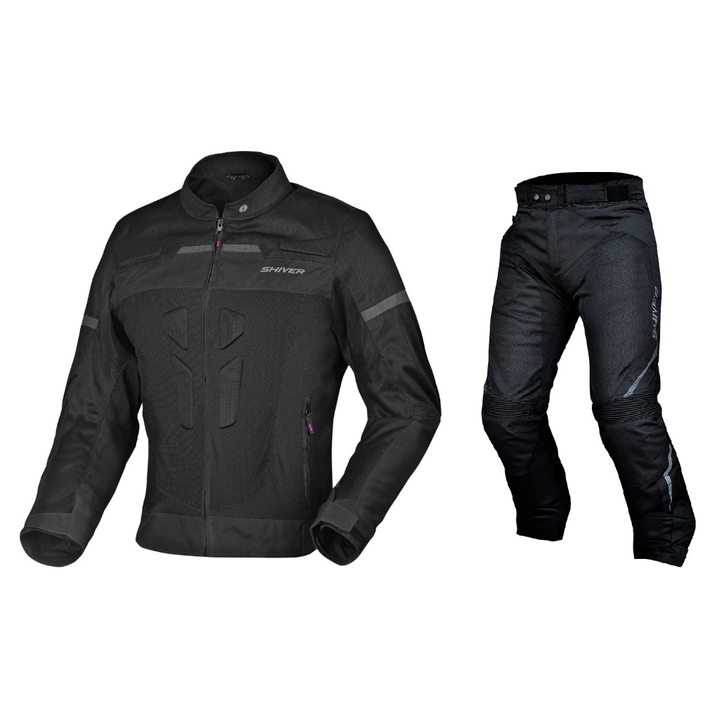 JAQUETA VENT FEMININA MOTO MOTOQUEIRO SHIVER TIPO X11 TEXX AIR RONIN + CALCA MOTOQUEIRA IMPERMEAVEL PRETA INVERNO FRIO