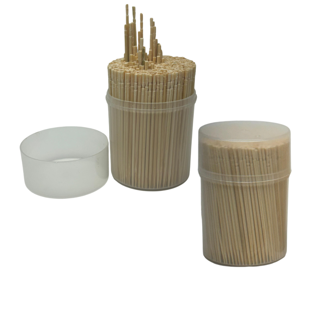 Palito Dente Komati Kit C/1000 Palitos 6,5cm Detalhe Petisco Buffet Festa Eventos