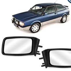PAR RETROVISOR GOL QUADRADO PARATI SAVEIRO QUADRADA 1988 1989 1990 1991 1992 1993 1994 SEM CONTROLE