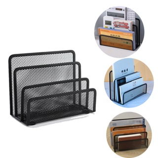 Organizador Mesa Escritório Porta Carta Papel Porta Objeto 3 Divisórias em Oferta na Shopee