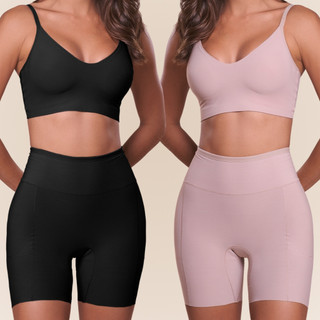 Bermuda Bundex Nayane Rodrigues com Quatro Enchimentos Removíveis Cintura Alta Aumenta o Bumbum em Oferta na Shopee