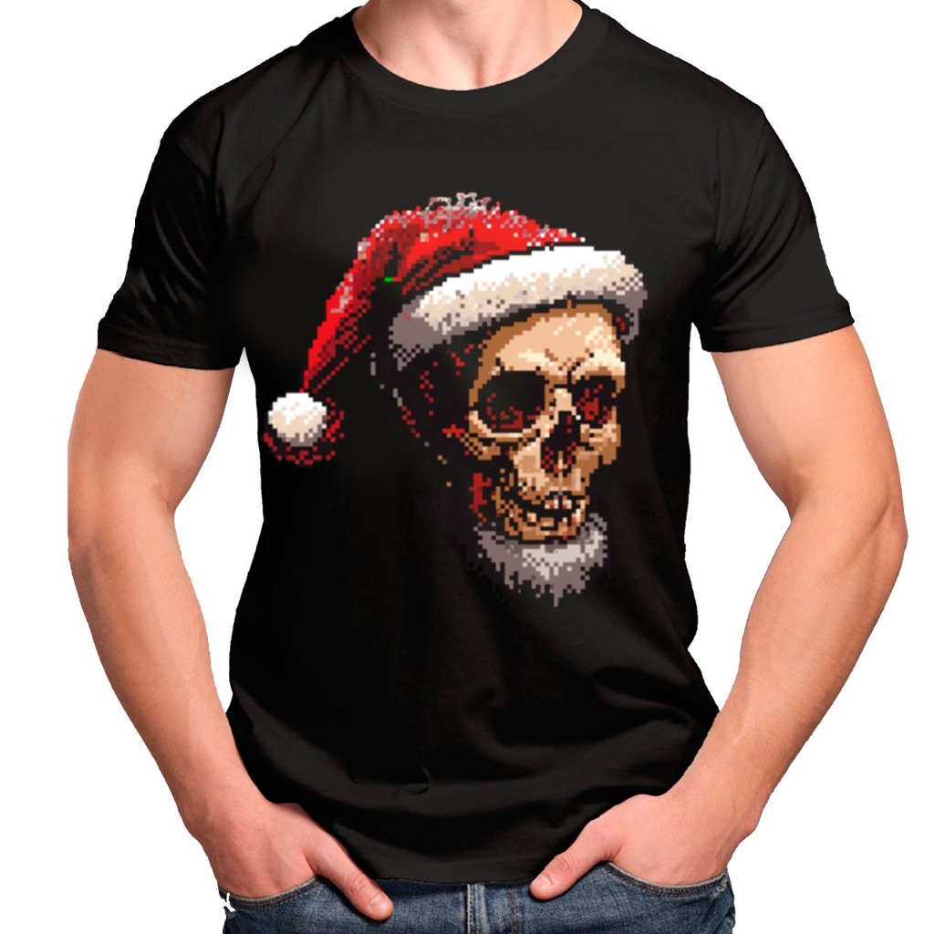 CAMISETA NATAL ROCK ENVIO IMEDIATO 100% ALGODAO ADULTO E INFANTIL ESTAMPAS VARIADAS
