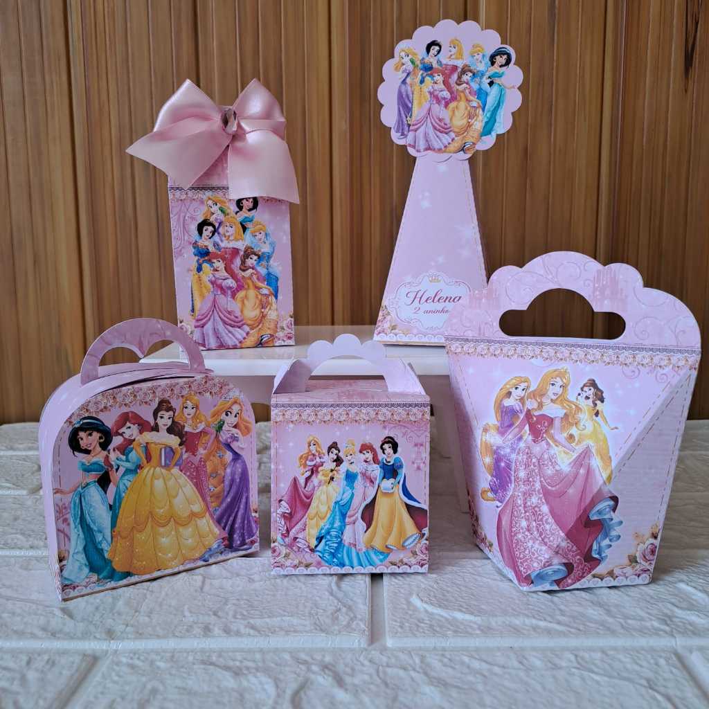 Kit festa princesas -  Personalizados Princesas - Festa princesas - lembrancinhas princesas - princesas