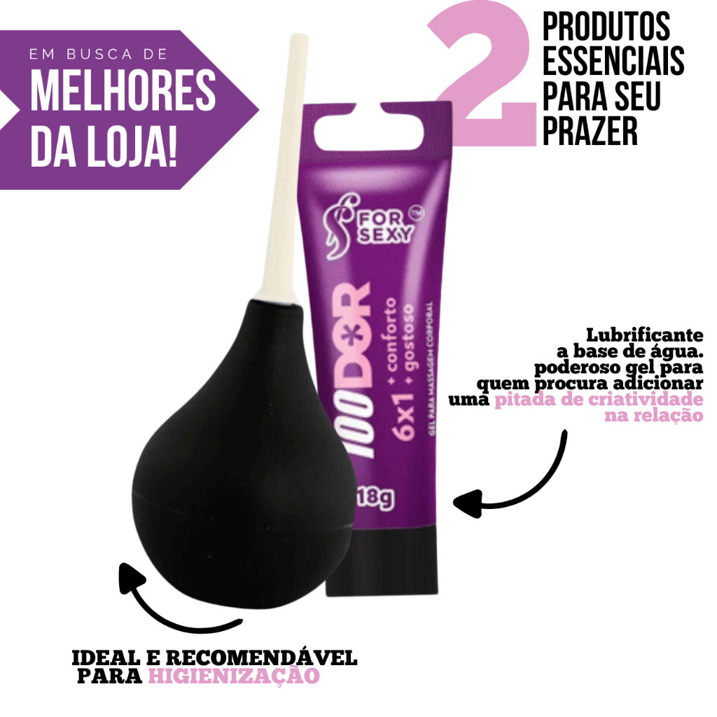 Ducha Higiênica + 100D0r Lubrificante 18g em Oferta na Shopee