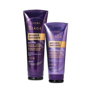 Combo Siage Resgate Imediato Shampoo e Condicionador Eudora em Oferta na Shopee