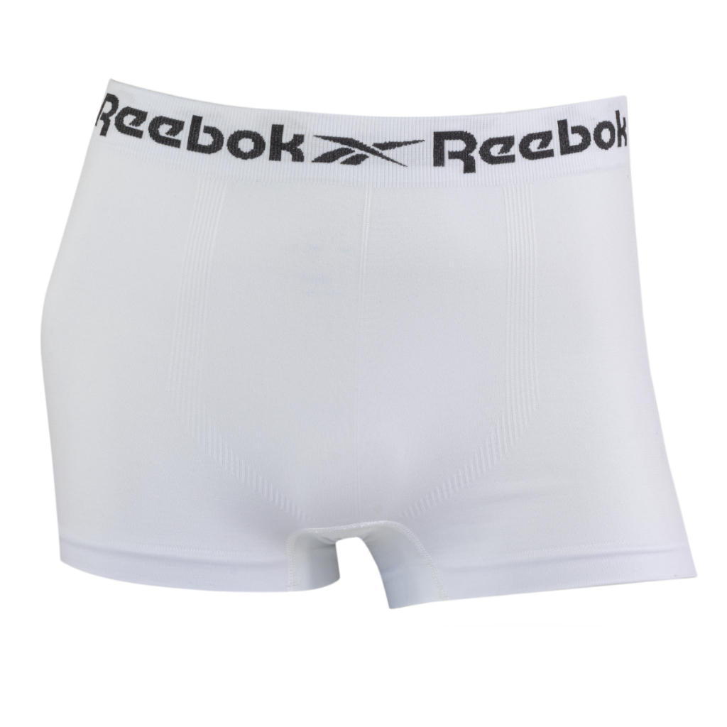 Kit 5 Cuecas Boxer Reebok Masculina Sem Costura Original Lisa