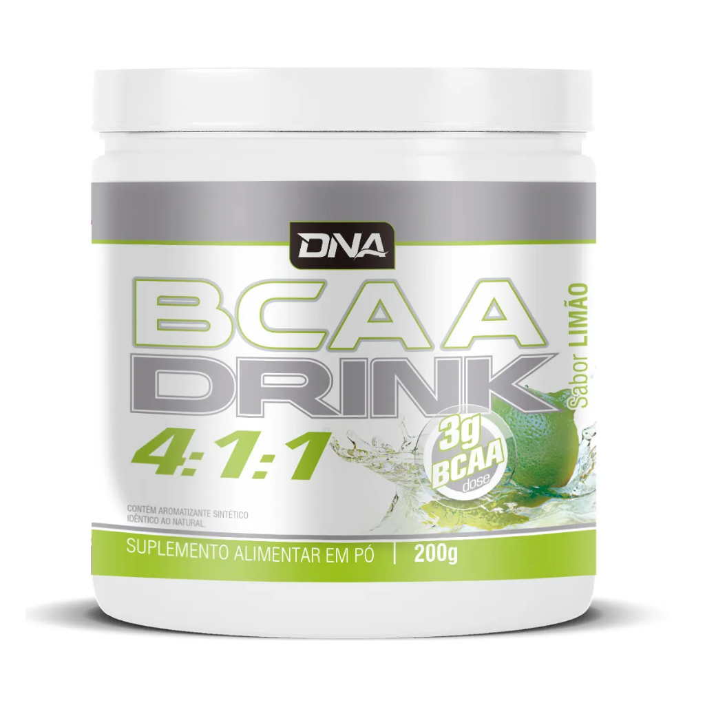 BCAA Drink 4.1.1 200g Limão - Dna Suplementos