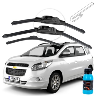 Palheta Limpador de Parabrisa Chevrolet Spin ano 12 a 2024 Dianteira e Traseira em Oferta na Shopee