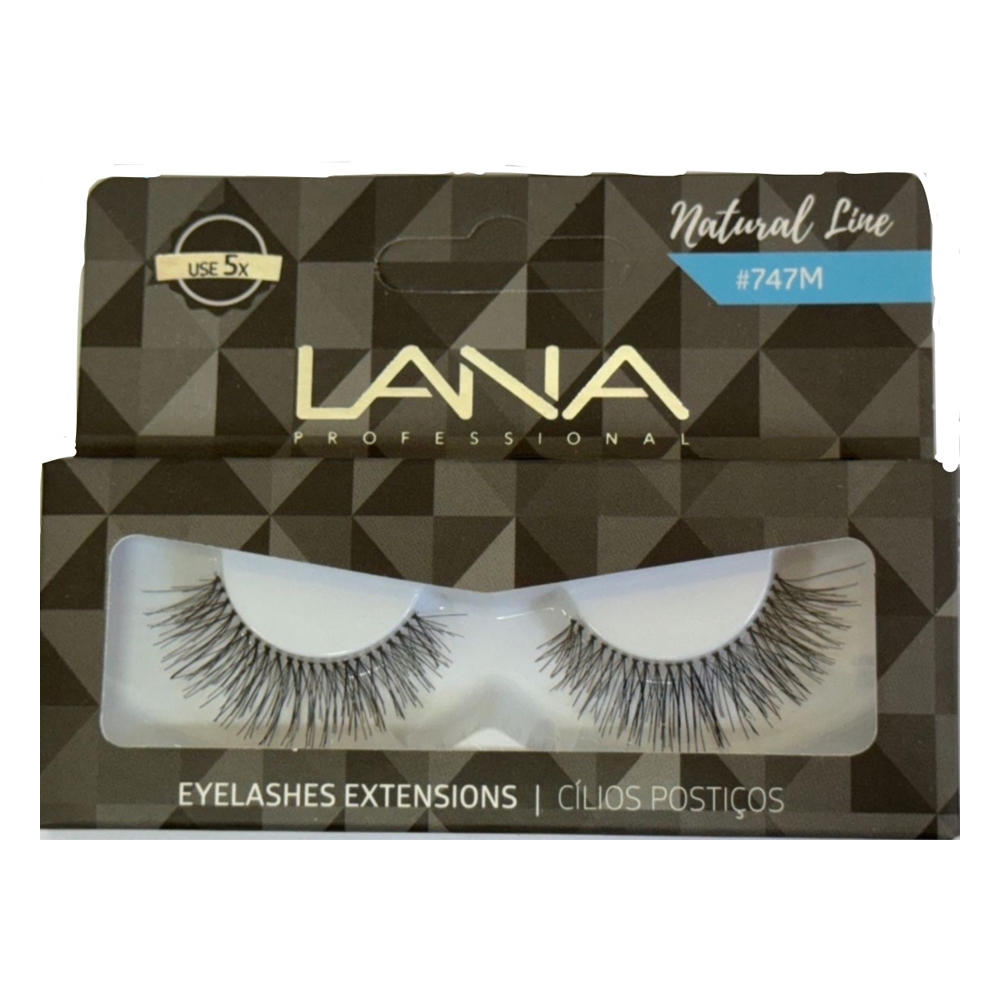 Kit Cílios Postiços #747M  Lana Professional + Cola Eye 7g