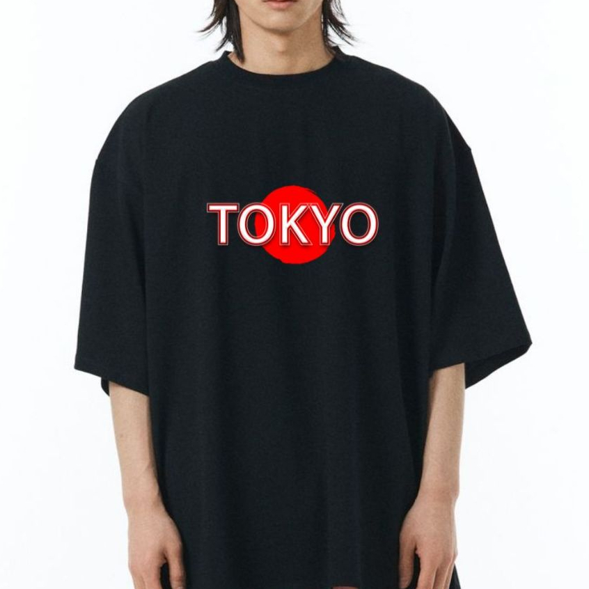 Camiseta Oversized Masculina Tokyo Estilosa Bom Caimento Tecido Confortavel