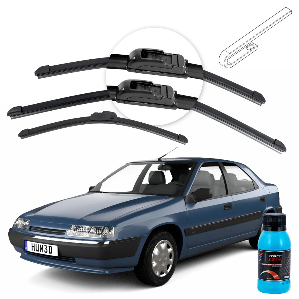 Limpador de Parabrisa Citroen Xantia ano 93 a 03 Universal Dianteira e Traseira