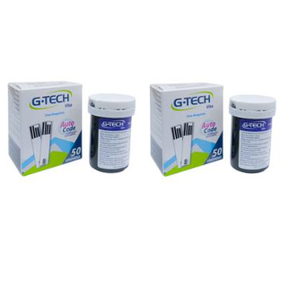 Tiras De Glicemia G-tech VITA 2 KIT Com 50 Unidades CADA SOMENTE PARA APARELHO VITA