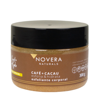 Esfoliante Corporal Hidratante Cacau + Café Carol Kyoko 300g Novera Left em Oferta na Shopee