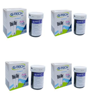 Tiras De Glicemia G-tech VITA 4 KIT Com 50 Unidades CADA 200 TIRAS SOMENTE PARA APARELHO VITA