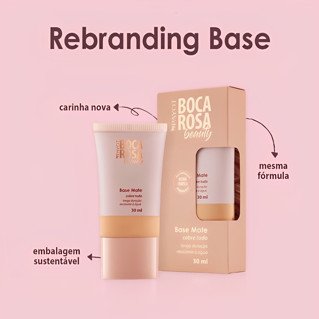 Base Boca Rosa Matte Perfect Payot Beauty Alta Cobertura