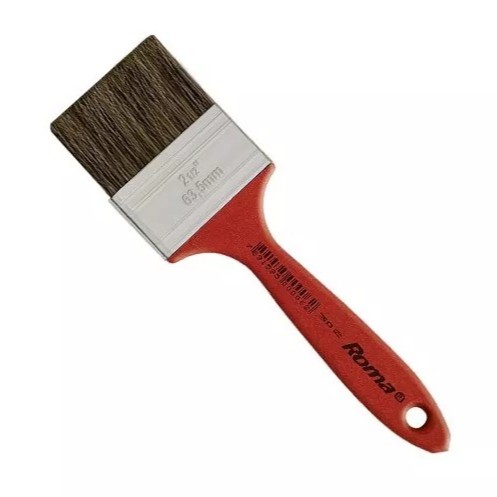 Pincel Trincha Para Pintura Gris 302 2.1/2 Polegadas Roma
