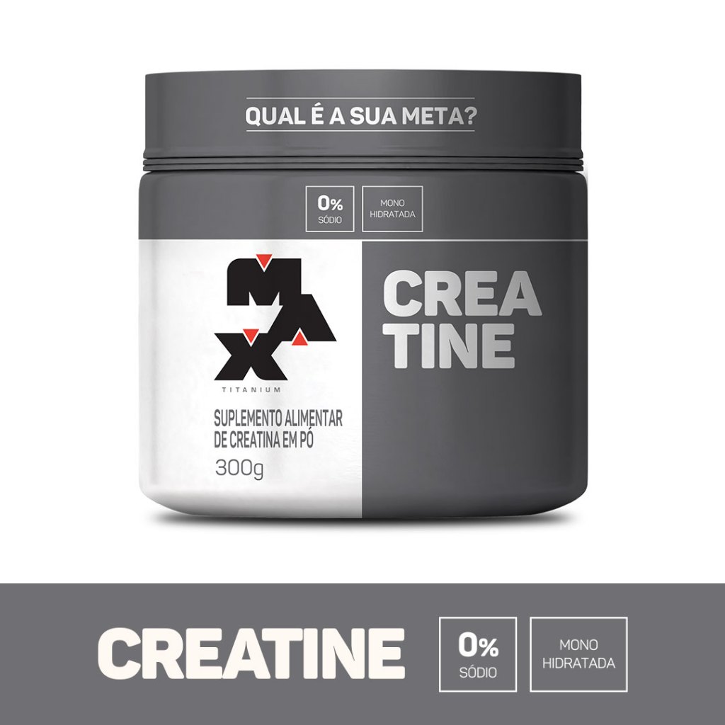 CREATINA MAX TITANIUM 300g - pronta entrega em Oferta na Shopee