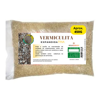 Vermiculita Expandida Fina Plantas Jardim Horta Frutas 5 Litros 450g em Oferta na Shopee