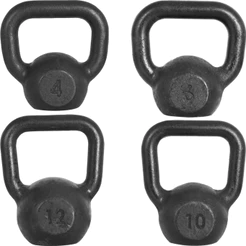 Kettlebell Pintado 4kg ao 12kg Peso de Academia Para Treino de Musculação