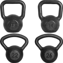 Kettlebell Pintado 14kg ao 26kg Peso de Academia Para Treino de Musculação