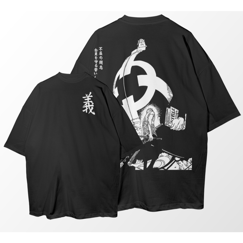 Camiseta Oversized Pain Zoro x Kuma Piece Anime Streetwear Camisa Unissex em Oferta na Shopee